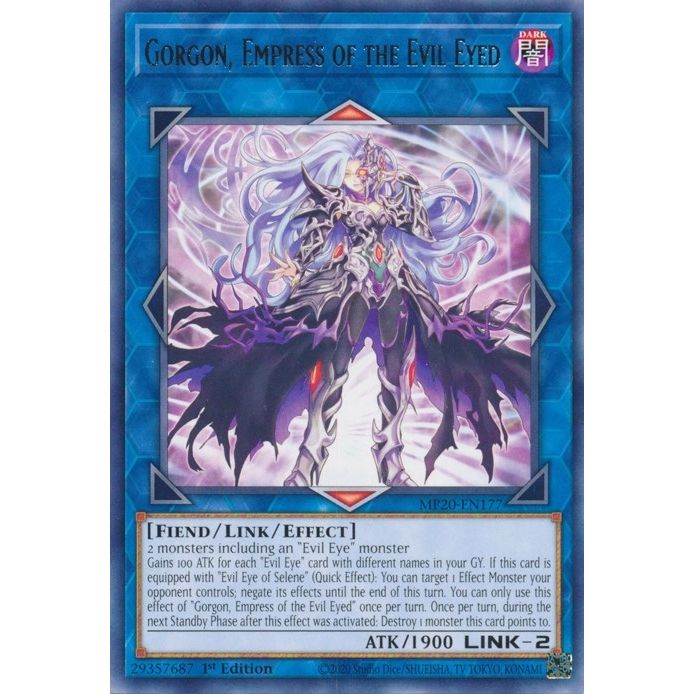 Image for Gorgon, Empress of the Evil Eyed (MP20-EN177) (MP20) - YuGiOh