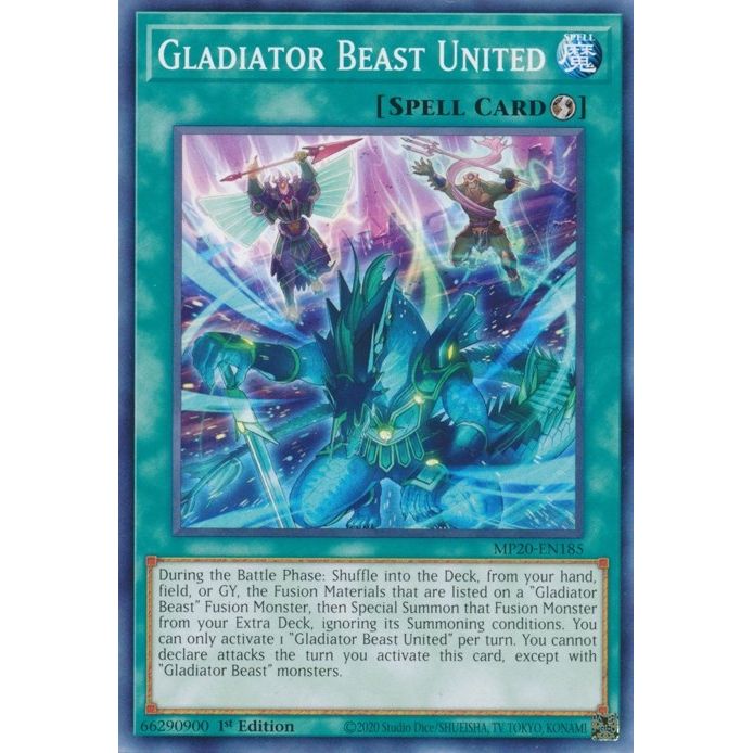 Image for Gladiator Beast United (MP20-EN185) (MP20) - YuGiOh