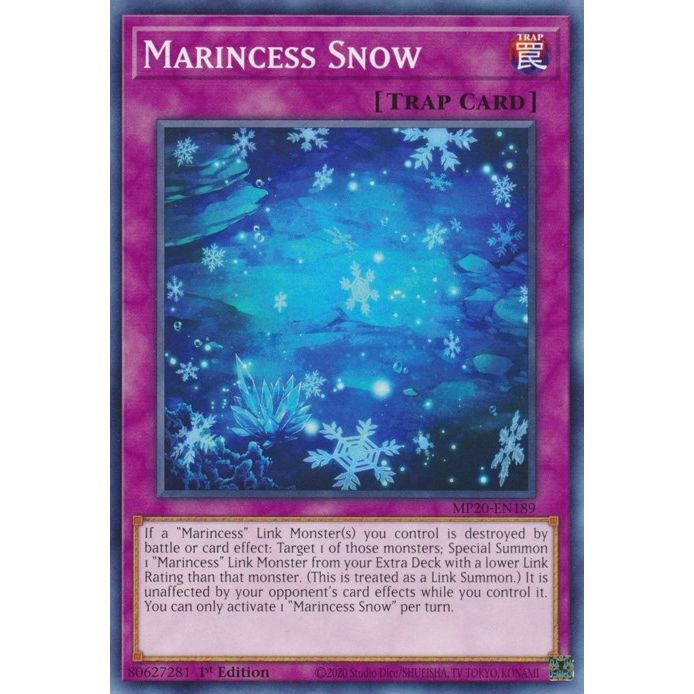 Image for Marincess Snow (MP20-EN189) (MP20) - YuGiOh