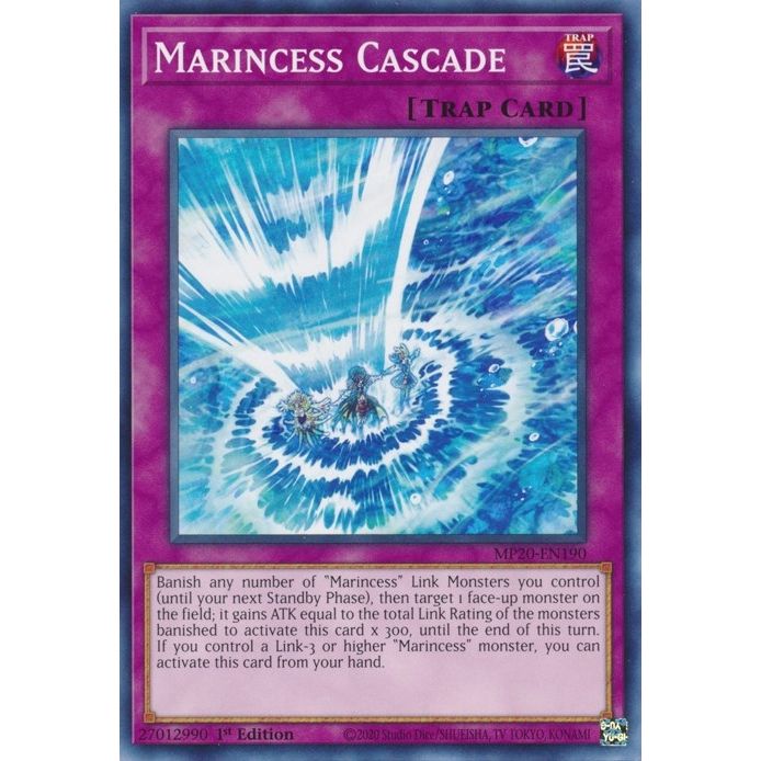Image for Marincess Cascade (MP20-EN190) (MP20) - YuGiOh