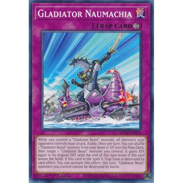 Image for Gladiator Naumachia (MP20-EN194) (MP20) - YuGiOh