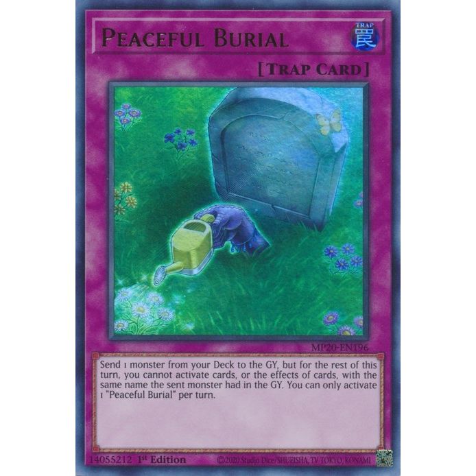 Image for Peaceful Burial (MP20-EN196) (MP20) - YuGiOh