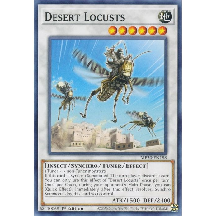 Image for Desert Locusts (MP20-EN198) (MP20) - YuGiOh
