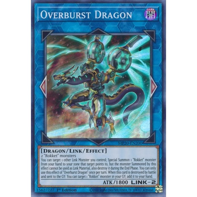 Image for Overburst Dragon (MP20-EN200) (MP20) - YuGiOh