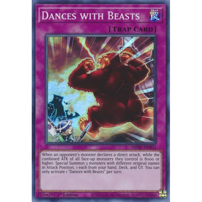 Image for Dances with Beasts (MP20-EN203) (MP20) - YuGiOh