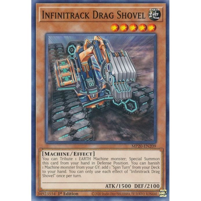Image for Infinitrack Drag Shovel (MP20-EN209) (MP20) - YuGiOh