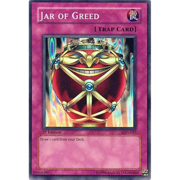Image for Jar of Greed (LON-047) (LON) - YuGiOh