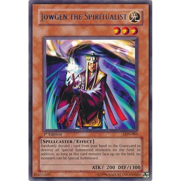 Image for Jowgen the Spiritualist (LON-061) (LON) - YuGiOh