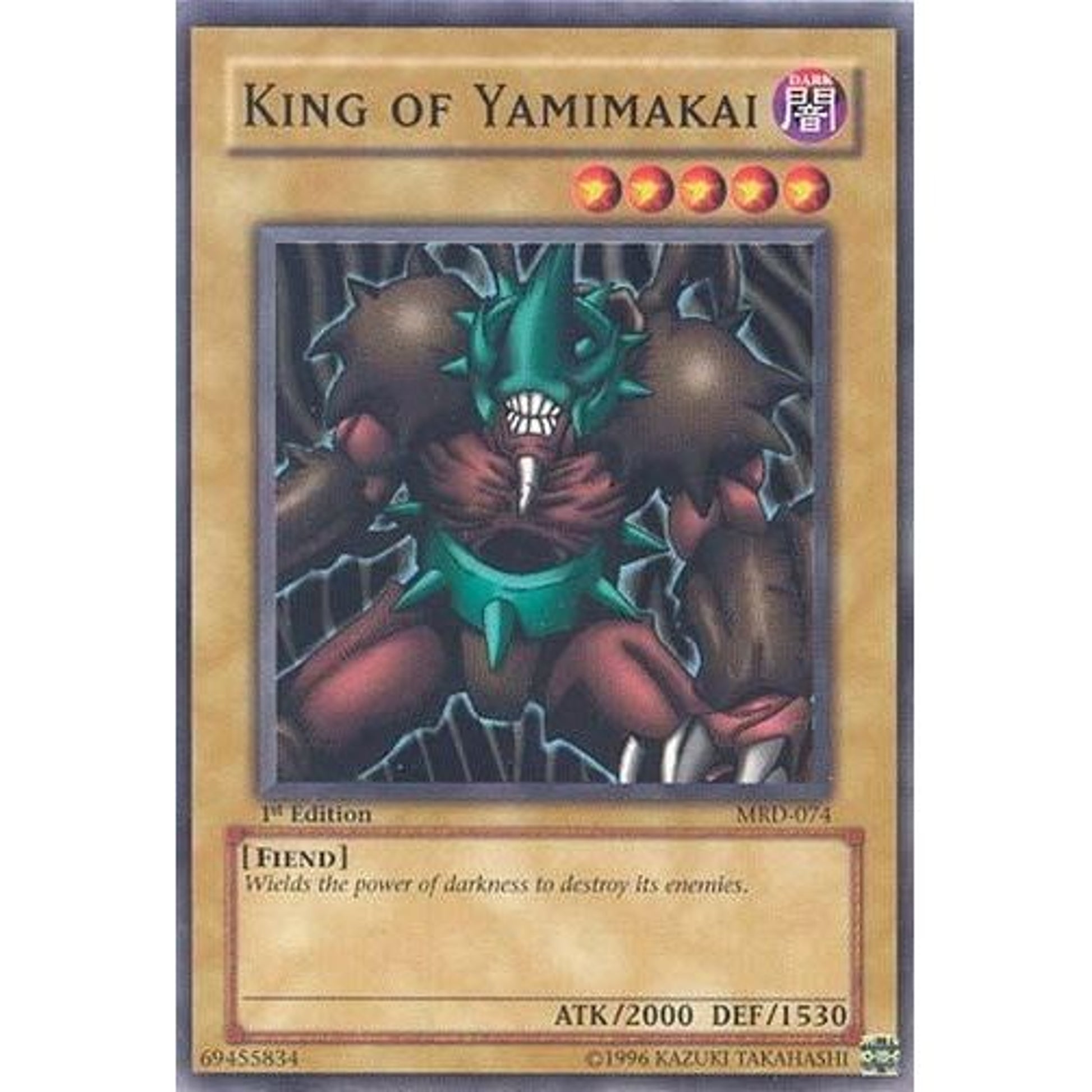 Image for King of Yamimakai (MRD-074) (MRD) - YuGiOh
