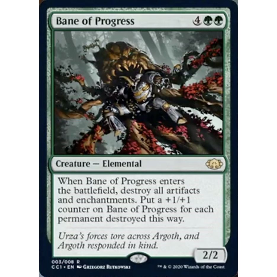 Image for Bane of Progress (3) (CC1) - Magic: The Gathering