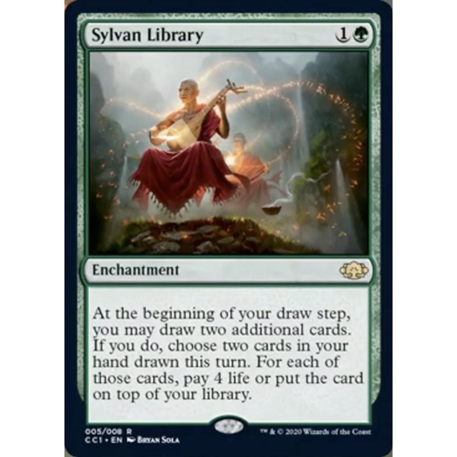 Image for Sylvan Library (5) (CC1) - Magic: The Gathering