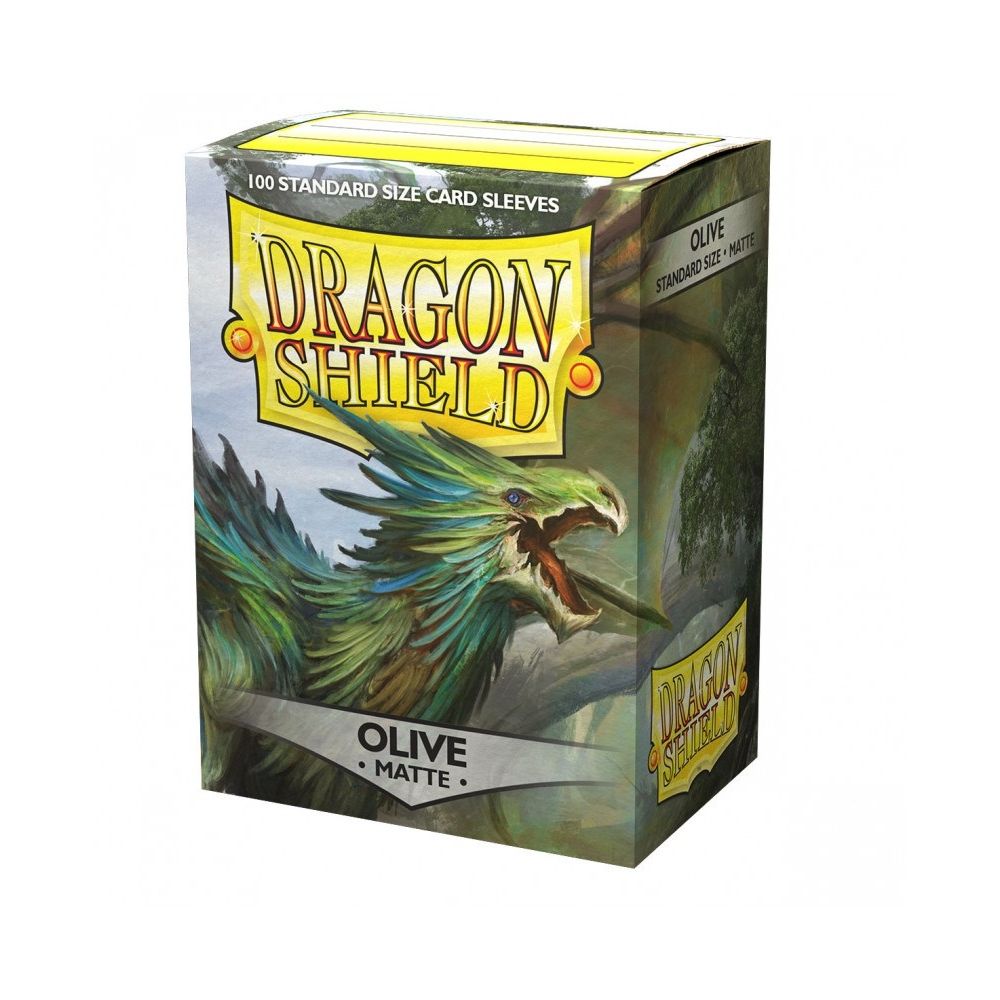 Image for Dragon Shield Matte Sleeves - Olive (100-Pack) - Card Sleeves