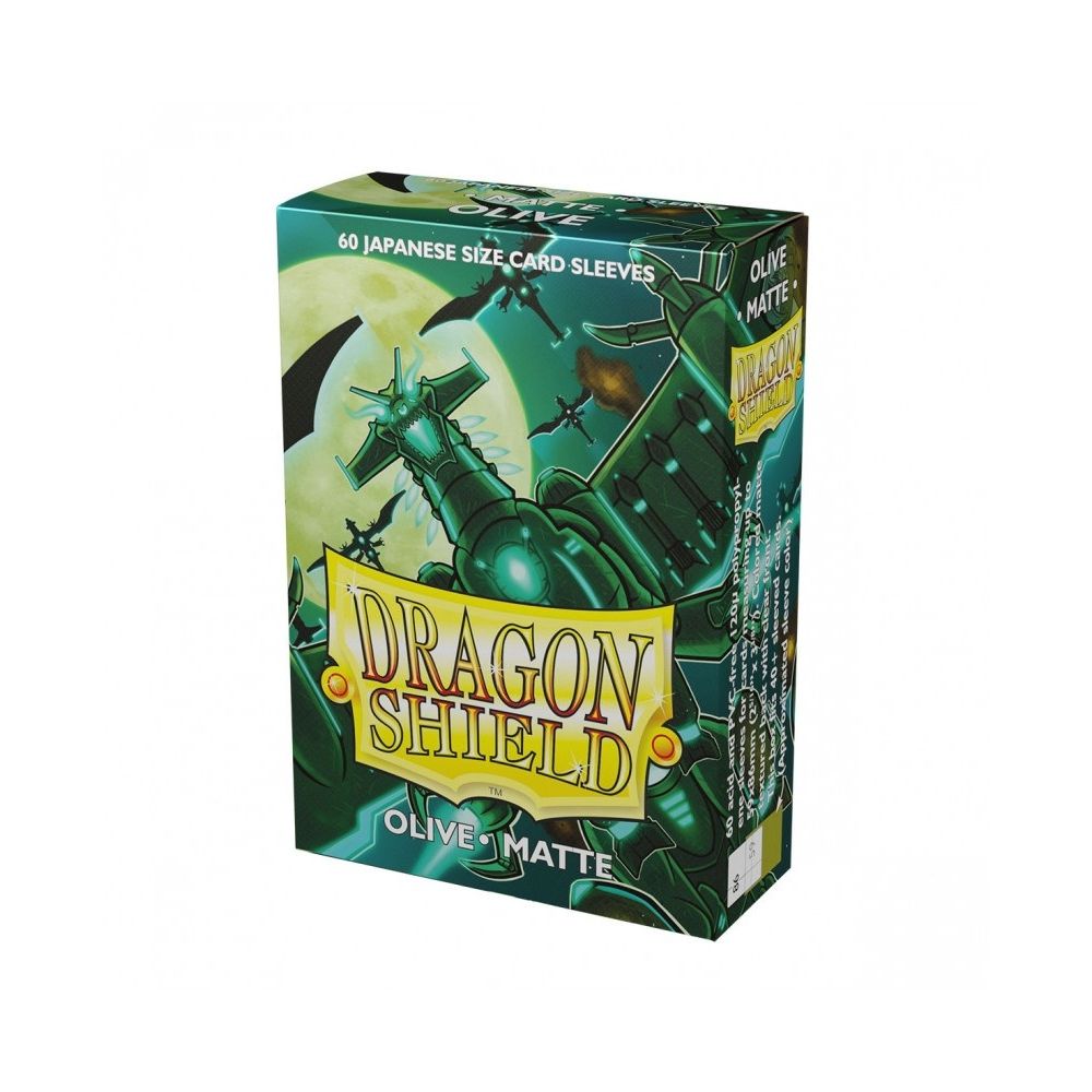 Image for Dragon Shield Matte Japanese Sleeves - Olive (60-Pack) - Card Sleeves