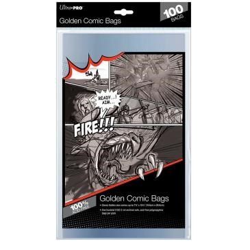 Image for Golden Size 7-3/4" X 10-1/2" Comic Bags (100-Pack) - Collectible Storage