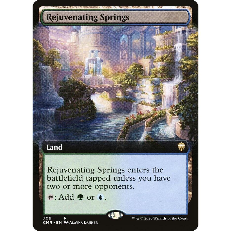 Image for Rejuvenating Springs (Extended Art) (709) (CMR) - Magic: The Gathering