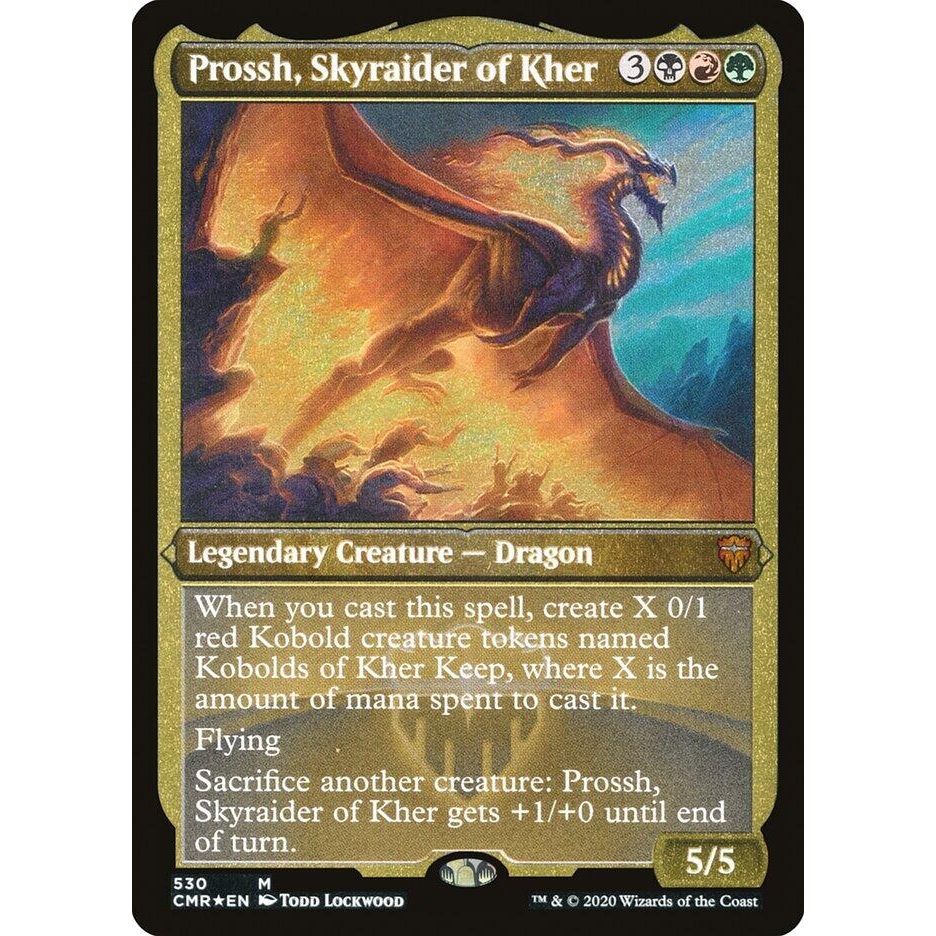 Image for Prossh, Skyraider of Kher (Foil Etched) (530) (CMR) - Magic: The Gathering