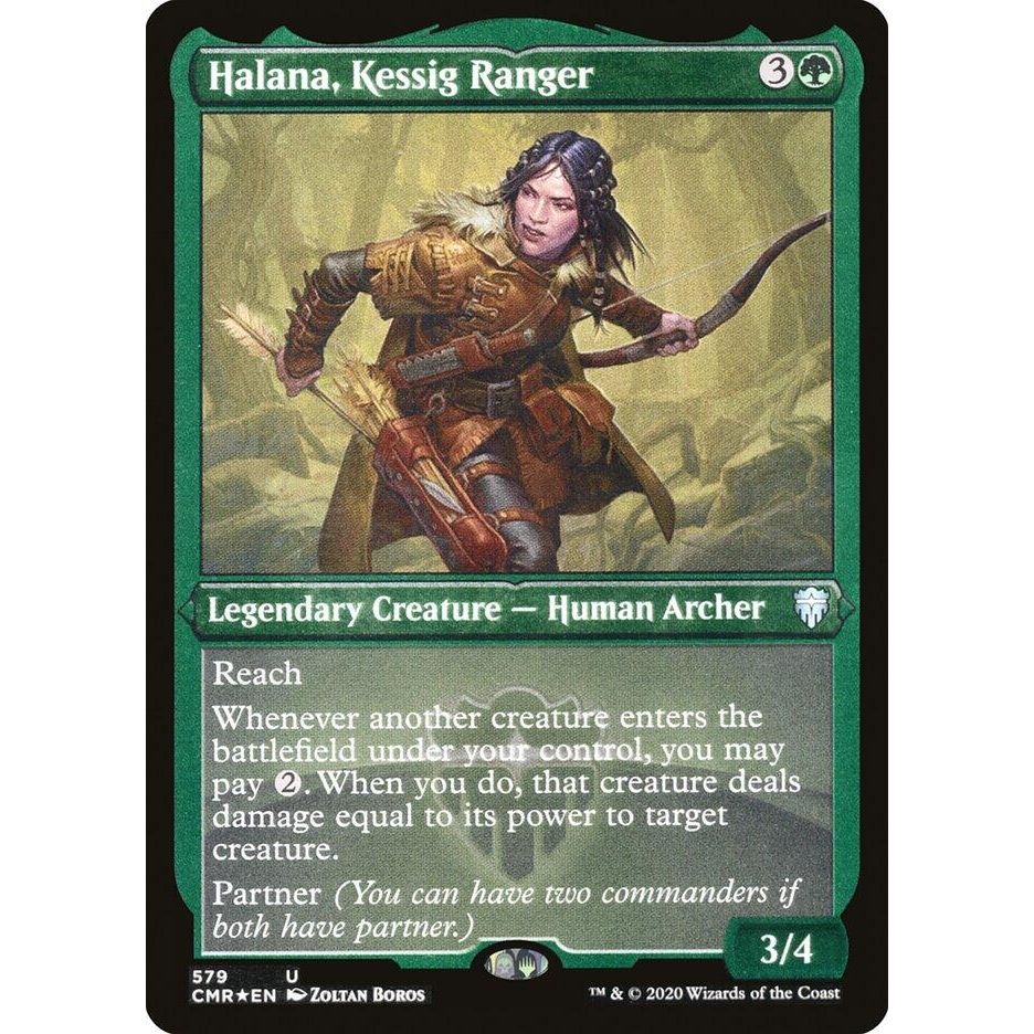 Image for Halana, Kessig Ranger (Foil Etched) (579) (CMR) - Magic: The Gathering