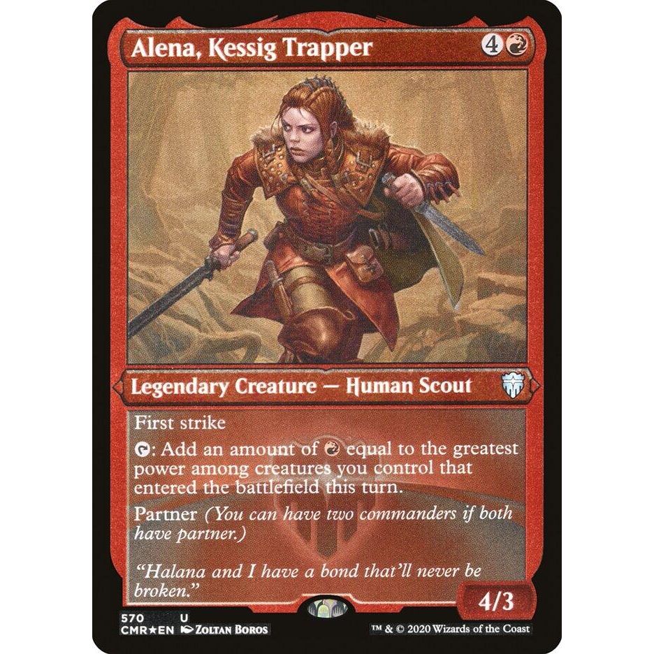 Image for Alena, Kessig Trapper (Foil Etched) (570) (CMR) - Magic: The Gathering
