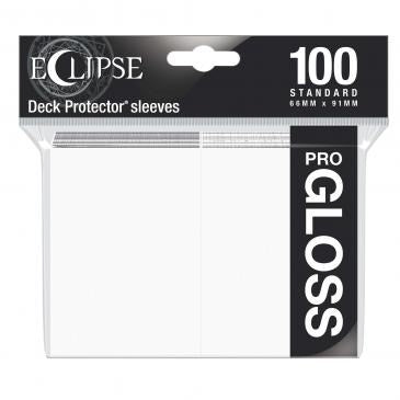 Image for PRO-Gloss Eclipse Standard Deck Protector Sleeves - Artic White (100-Pack) - Card Sleeves
