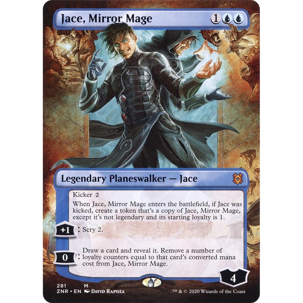Image for Jace, Mirror Mage (Borderless) (281) (ZNR) - Magic: The Gathering