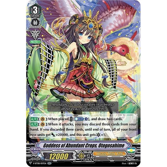 Image for Goddess of Abundant Crops, Otogosahime (V-BT08/017EN RR) (V-BT08) - Cardfight Vanguard