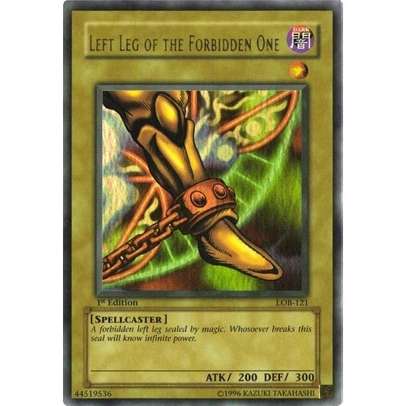 Image for Left Leg of the Forbidden One (LOB-121) (LOB) - YuGiOh