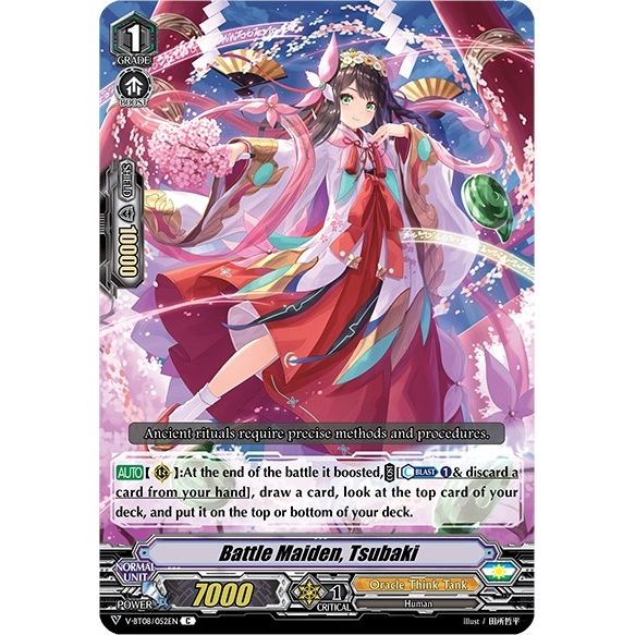 Image for Battle Maiden, Tsubaki (V-BT08/052EN C) (V-BT08) - Cardfight Vanguard