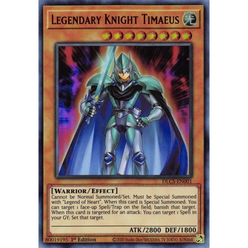 Image for Legendary Knight Timaeus (DLCS-EN001) (DLCS) - YuGiOh