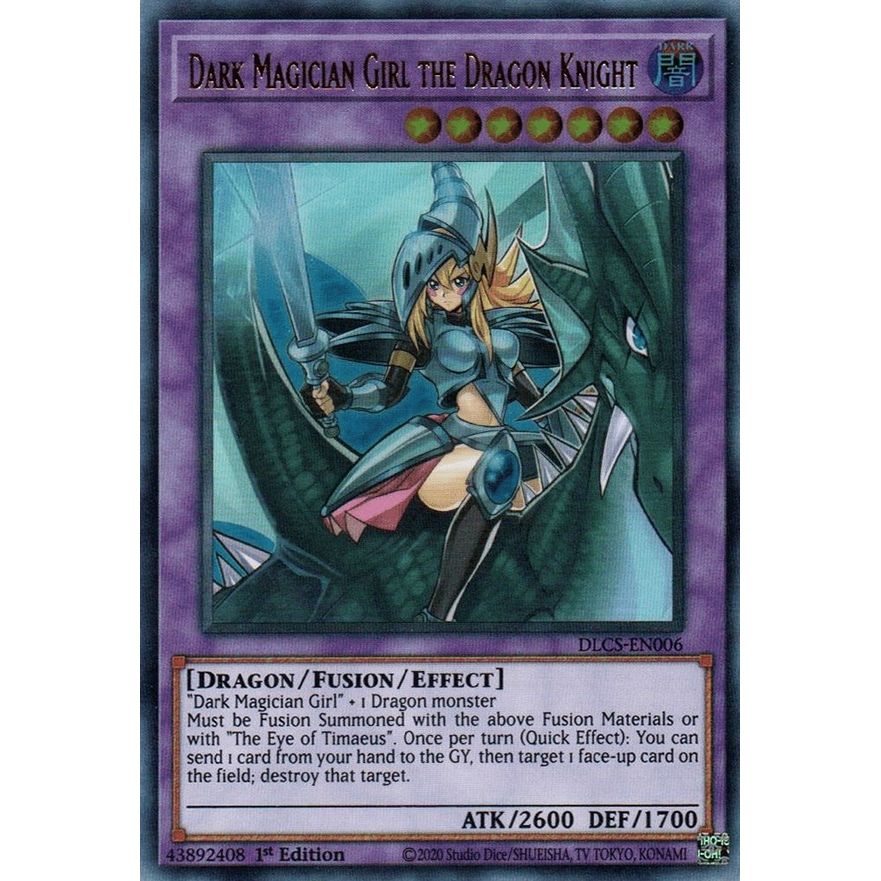 Image for Dark Magician Girl the Dragon Knight (DLCS-EN006) (DLCS) - YuGiOh