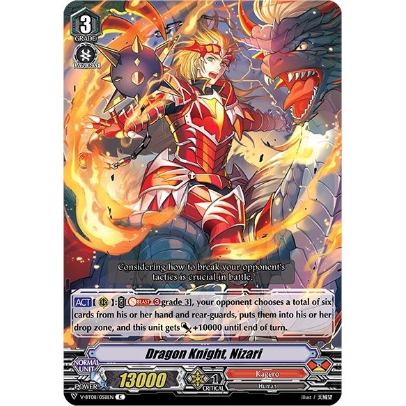 Image for Dragon Knight, Nizari (V-BT08/058EN C) (V-BT08) - Cardfight Vanguard