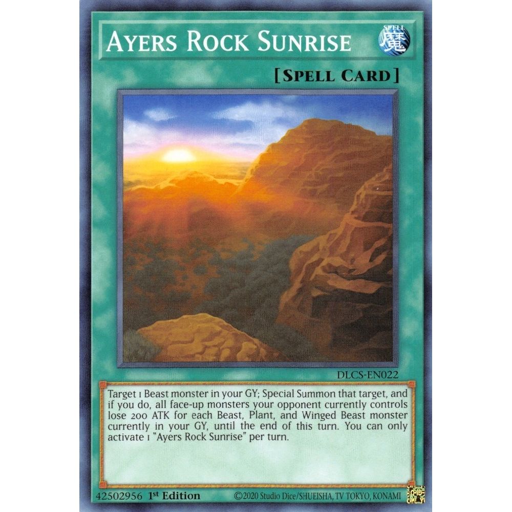 Image for Ayers Rock Sunrise (DLCS-EN022) (DLCS) - YuGiOh