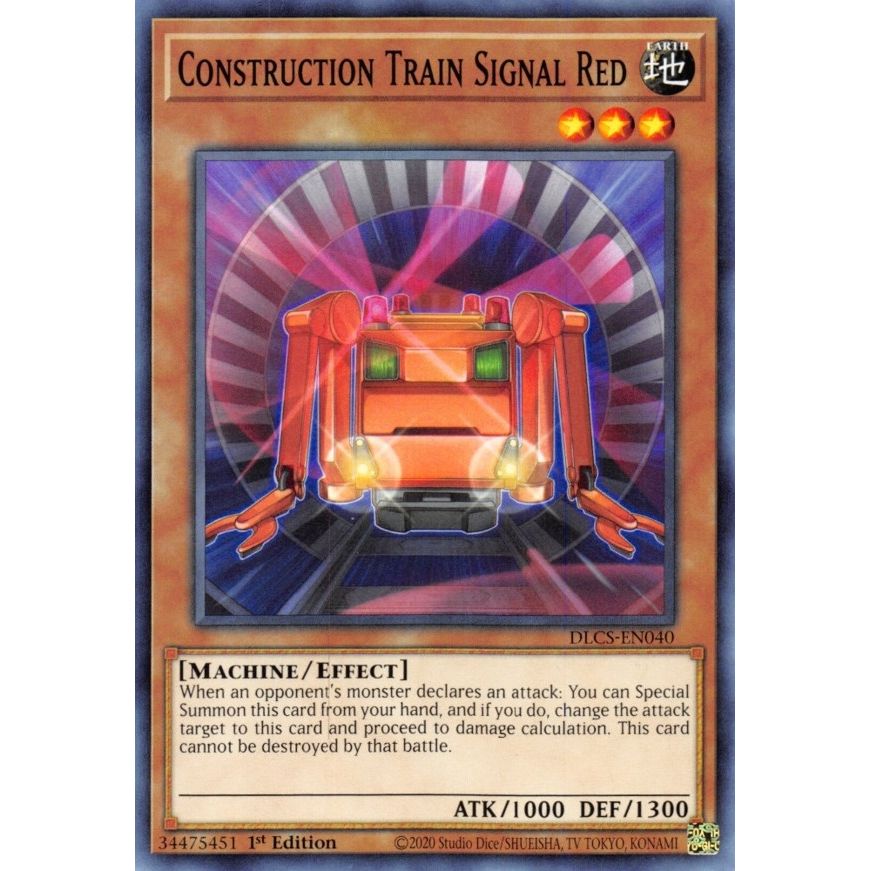Image for Construction Train Signal Red (DLCS-EN040) (DLCS) - YuGiOh