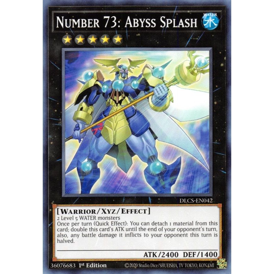 Image for Number 73: Abyss Splash (DLCS-EN042) (DLCS) - YuGiOh