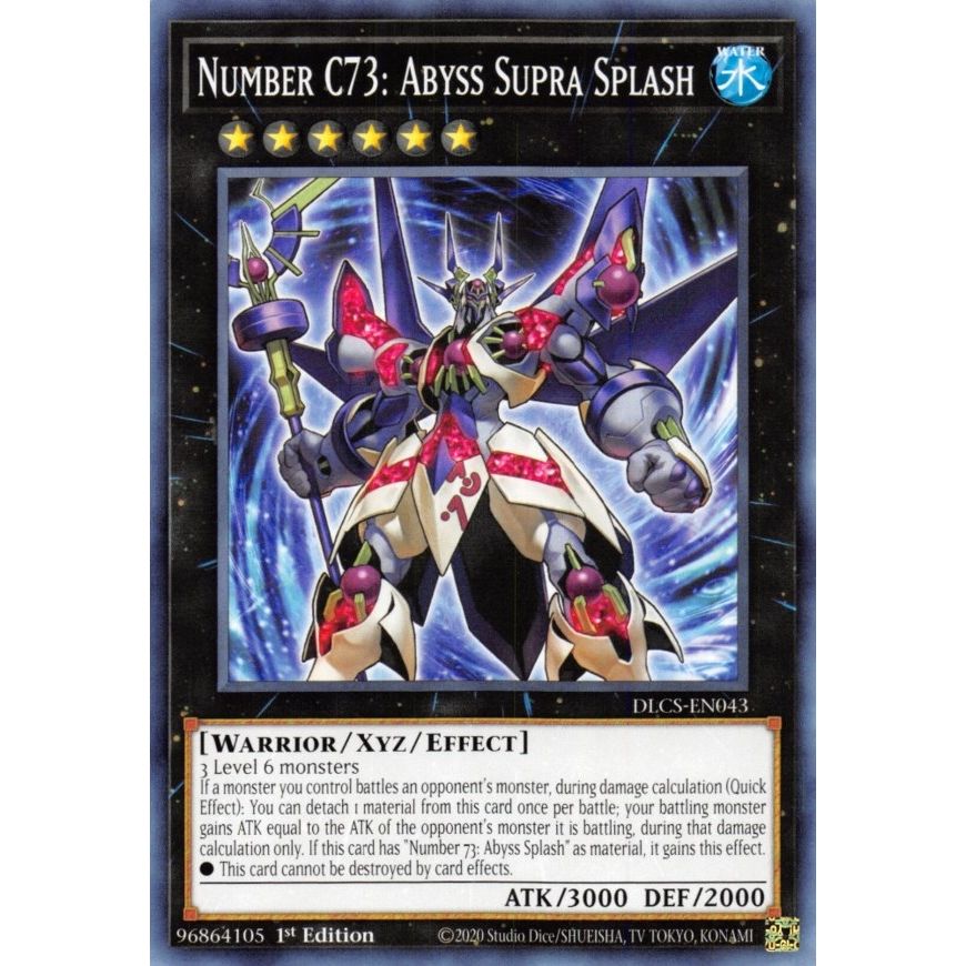 Image for Number C73: Abyss Supra Splash (DLCS-EN043) (DLCS) - YuGiOh