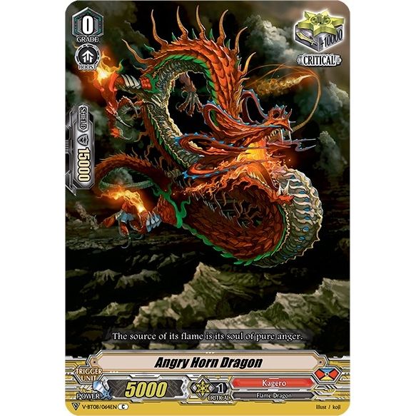 Image for Angry Horn Dragon (V-BT08/064EN C) (V-BT08) - Cardfight Vanguard