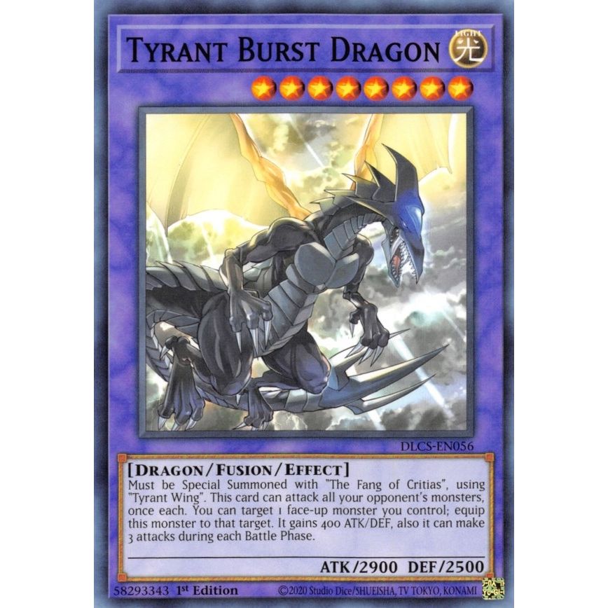Image for Tyrant Burst Dragon (DLCS-EN056) (DLCS) - YuGiOh
