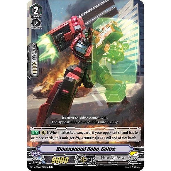 Image for Dimensional Robo, Gofire (V-BT08/070EN C) (V-BT08) - Cardfight Vanguard