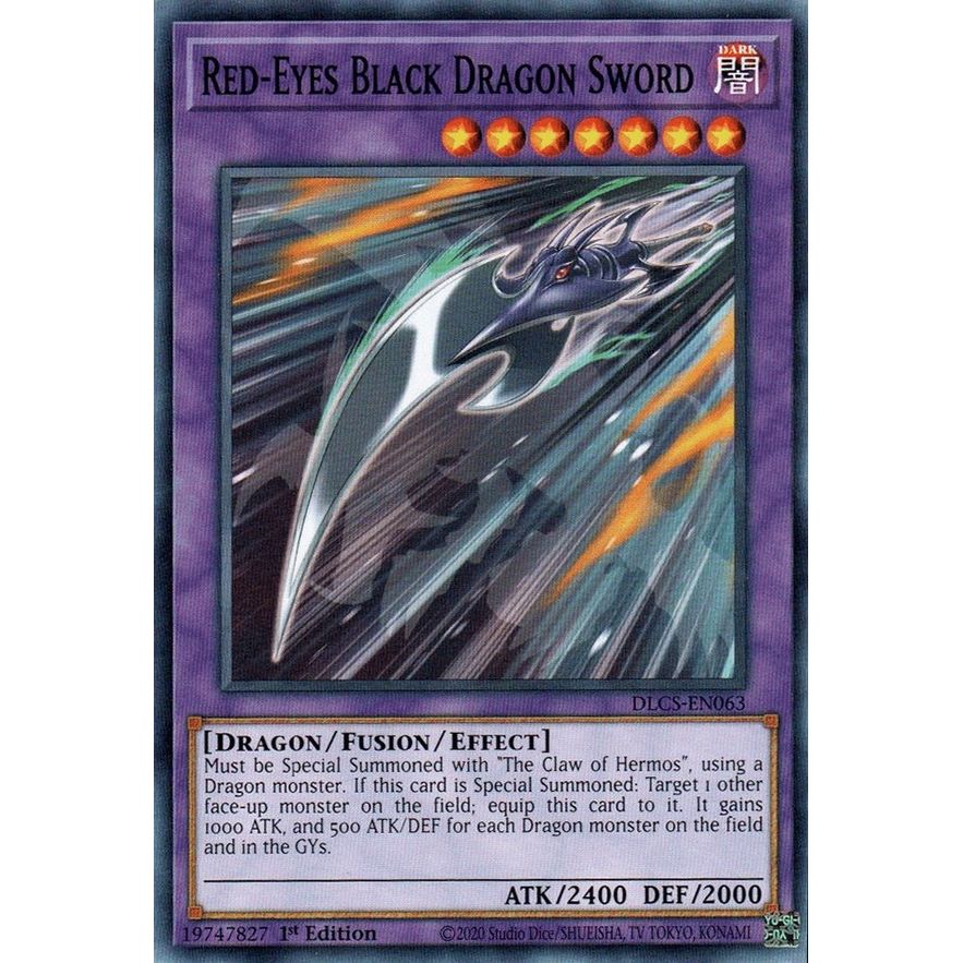 Image for Red-Eyes Black Dragon Sword (DLCS-EN063) (DLCS) - YuGiOh