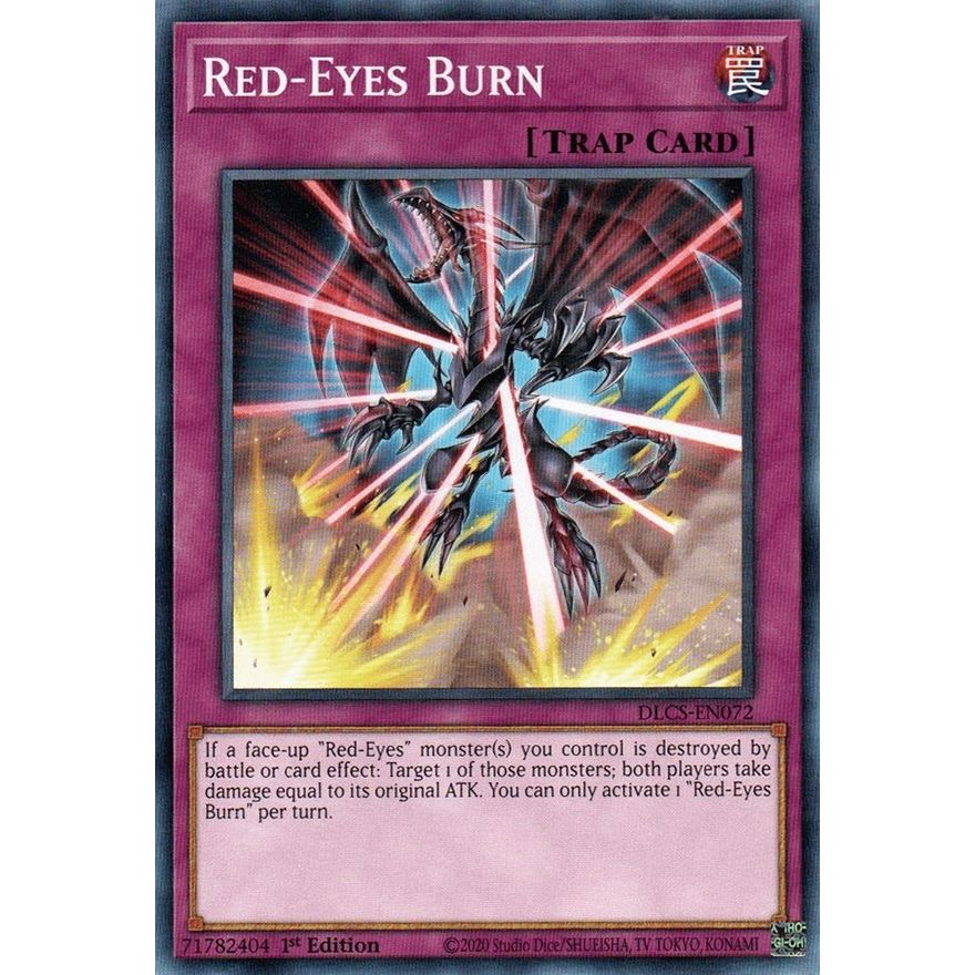 Image for Red-Eyes Burn (DLCS-EN072) (DLCS) - YuGiOh