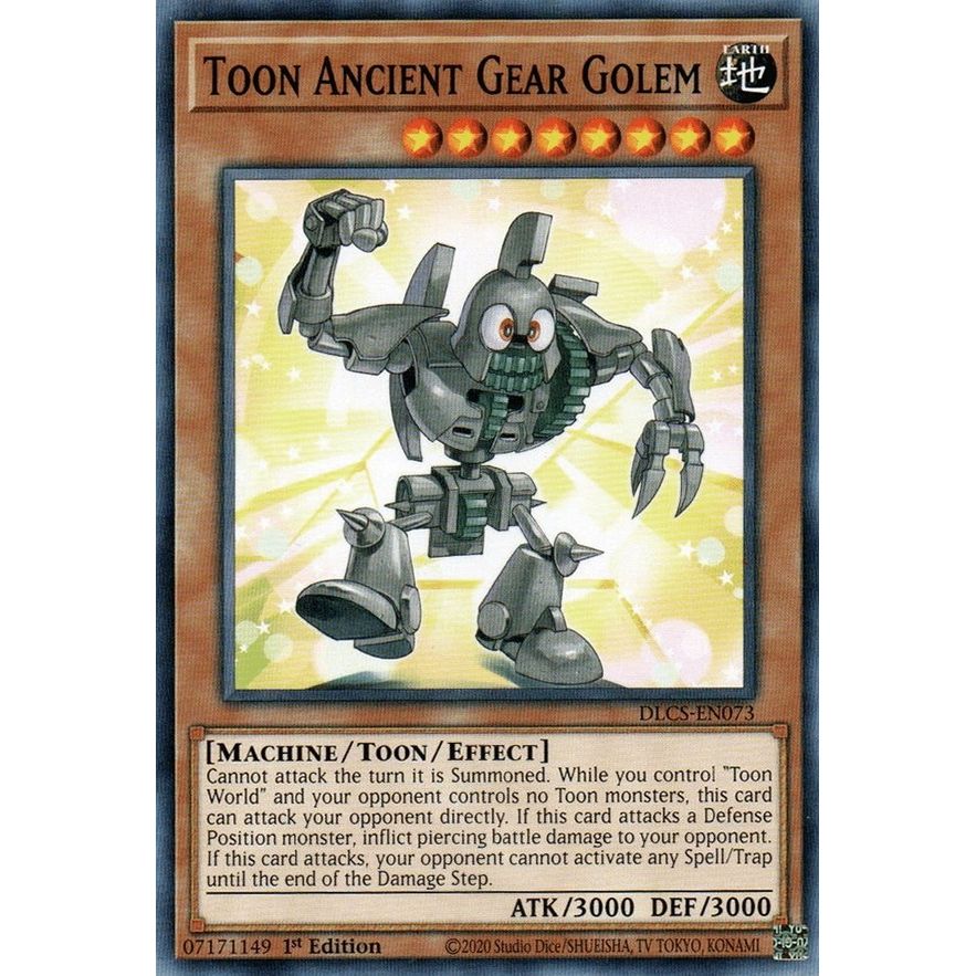 Image for Toon Ancient Gear Golem (DLCS-EN073) (DLCS) - YuGiOh