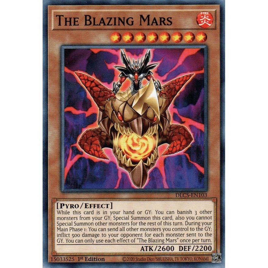 Image for The Blazing Mars (DLCS-EN103) (DLCS) - YuGiOh