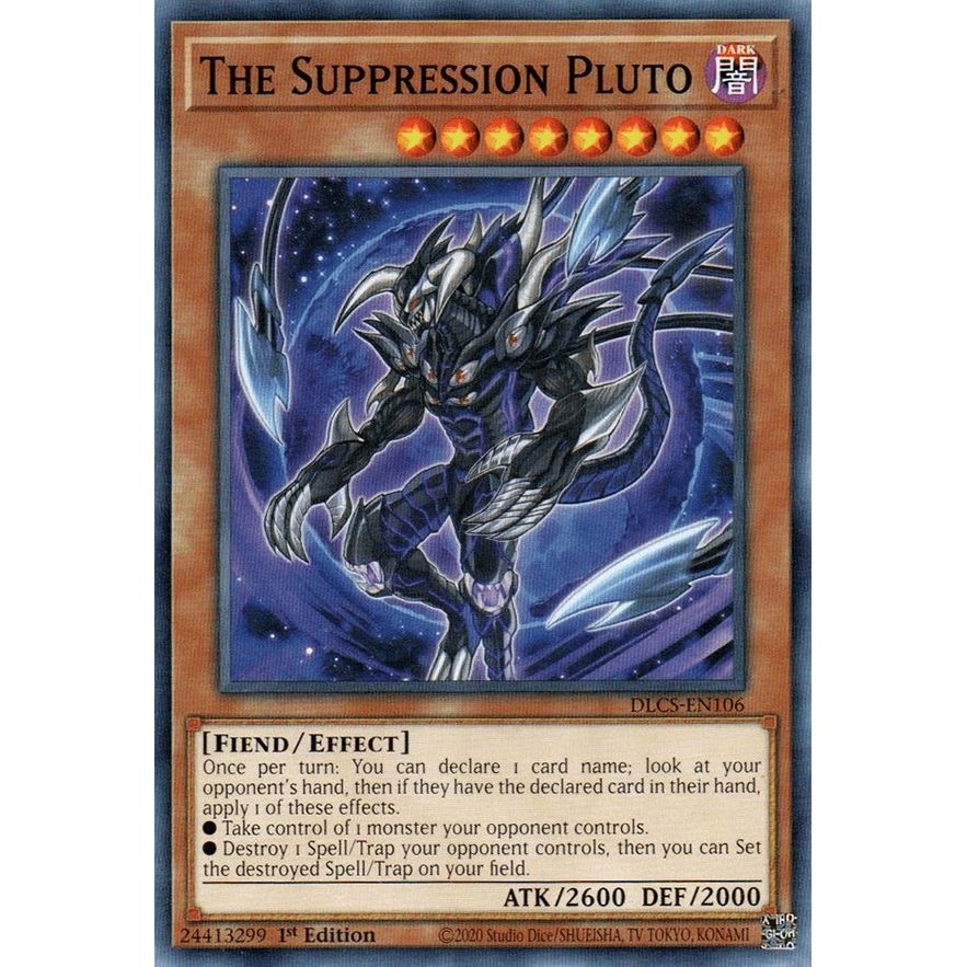 Image for The Suppression Pluto (DLCS-EN106) (DLCS) - YuGiOh