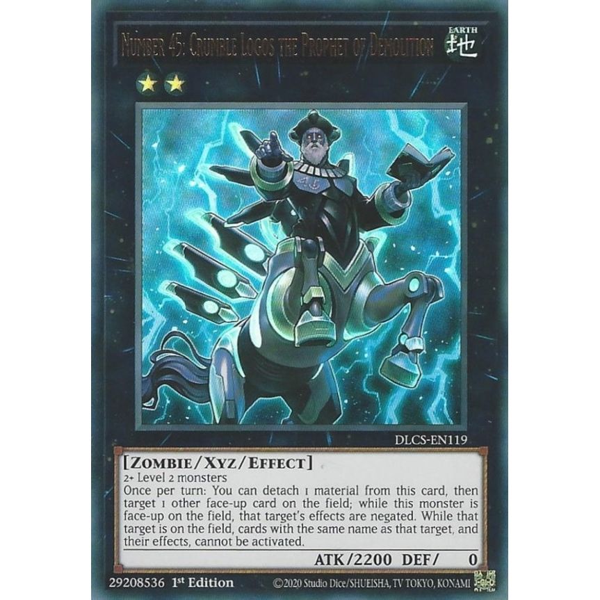 Image for Number 45: Crumble Logos the Prophet of Demolition (DLCS-EN119) (DLCS) - YuGiOh
