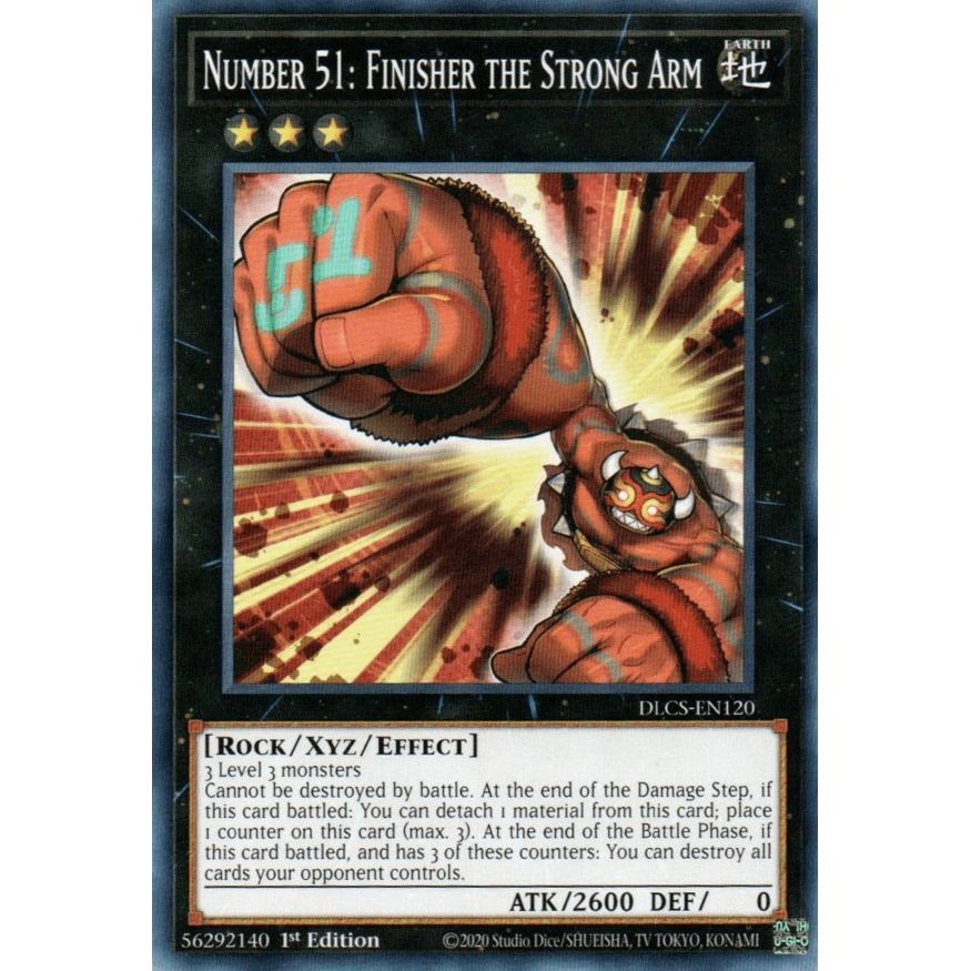 Image for Number 51: Finisher the Strong Arm (DLCS-EN120) (DLCS) - YuGiOh