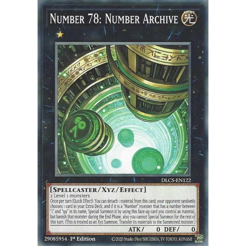 Image for Number 78: Number Archive (DLCS-EN122) (DLCS) - YuGiOh