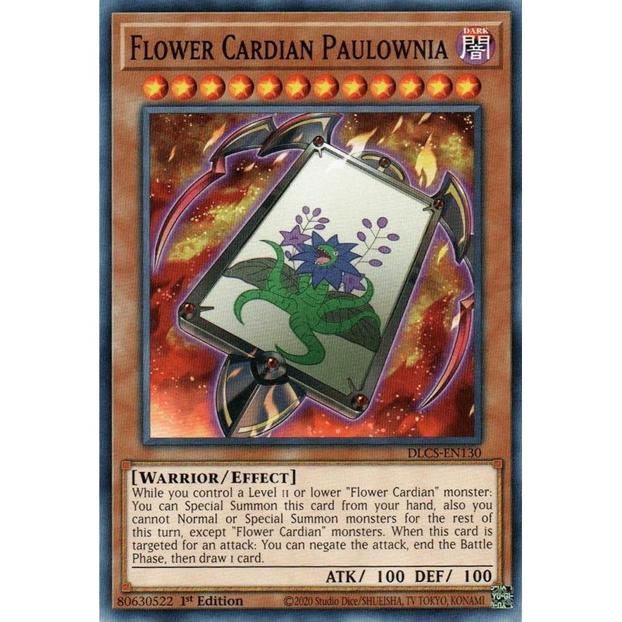 Image for Flower Cardian Paulownia (DLCS-EN130) (DLCS) - YuGiOh