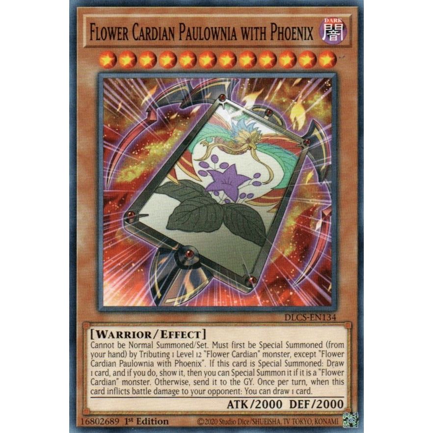 Image for Flower Cardian Paulownia with Phoenix (DLCS-EN134) (DLCS) - YuGiOh