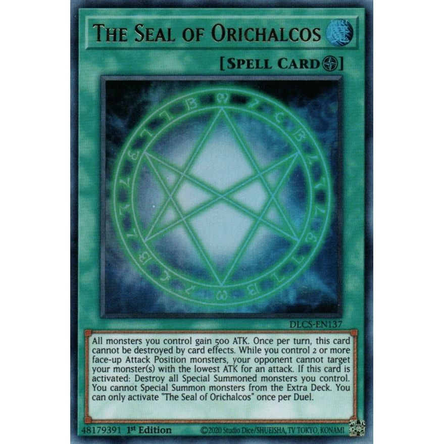 Image for The Seal of Orichalcos (DLCS-EN137) (DLCS) - YuGiOh