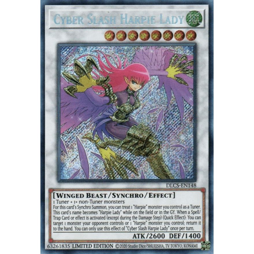 Image for Cyber Slash Harpie Lady (DLCS-EN148) (DLCS) - YuGiOh