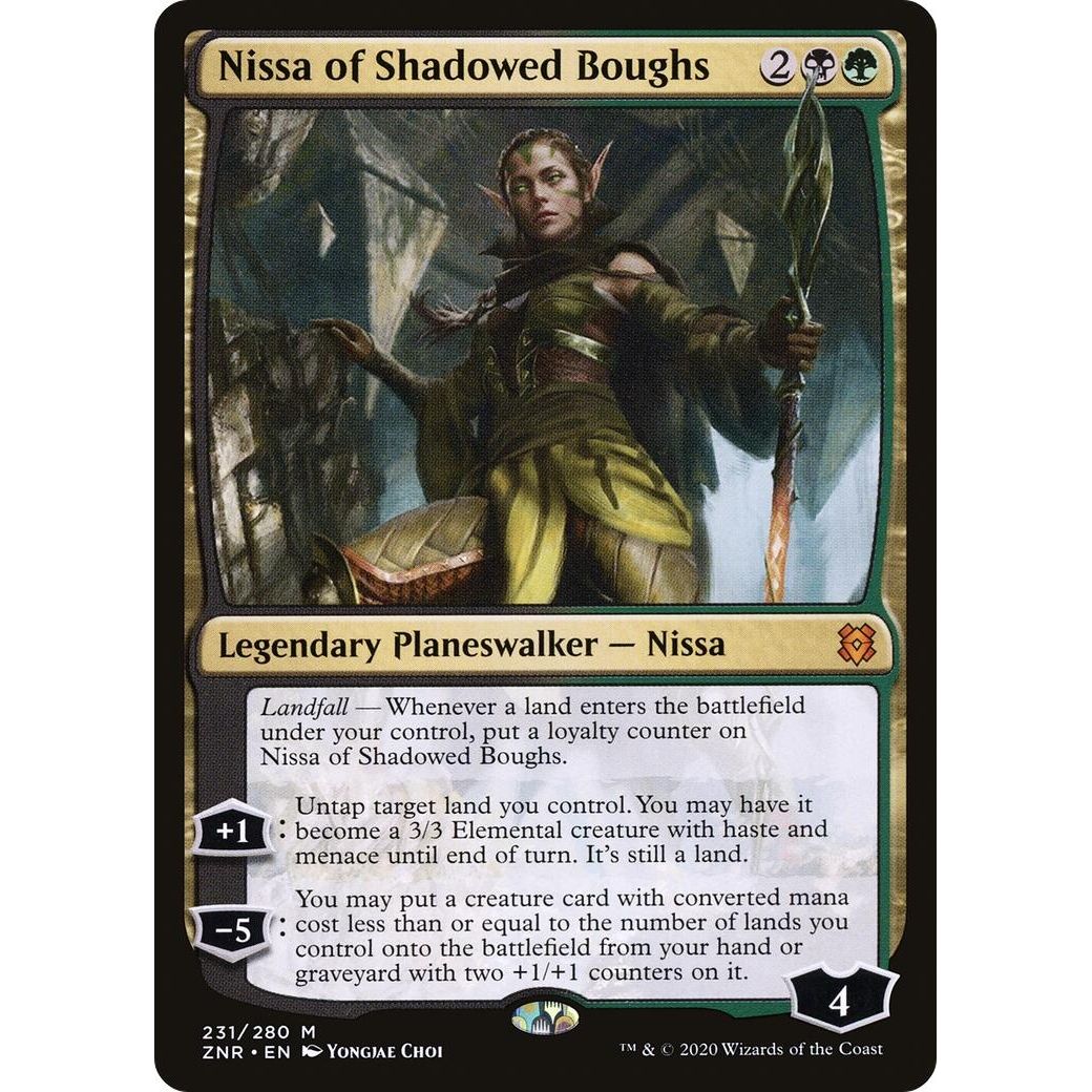 Image for Nissa of Shadowed Boughs (231) (ZNR) - Magic: The Gathering
